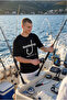 Oversize Fisherman T-Shirt Shimano Hooked for Life 100% Cotton Premium Black Unisex - 5