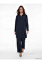 Lcw Modest Navy Blue Elastic Waist Modal Blend Women's Trousers