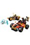 Ninjago Kai and Cole's Combined Vehicles 71864 - Includes 3 Minifigures for Kids Ages 7 and up - 2