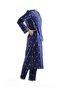 Navy blue embroidered Shalwar Kameez Pakistani suit, fully stitched, Traditional suit, fits size Medium