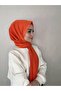 شال نسائي من القماش الرملي الجاهز للارتداء باللون البرتقالي