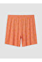 Yellow Patterned Women's Shorts Pajama Bottoms 2-Piece - 2