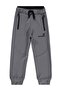 Highly Printed and Zippered Sweatpants for 10-13 Years Old - Gray - 2