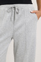 Textured Sweatpants with Drawstring Waist - 5