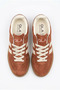 Women's Orange Suede Lace-Up Retro Casual Walking Sneaker Sports Shoes Te02 - 5