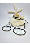 Rutile Quartz Alaca Stone Natural Stone Gold Dorical Bracelet 1 Piece - 2