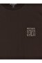 Crew Neck Printed Men's Combed Cotton T-Shirt - 5