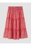 Nevavm Girls' Layered Skirt with Elastic Waist
