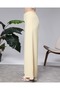 Nills Crepe Fabric Elastic Waist Comfortable Fit Women's Trousers Nills00004 - 5