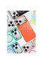غطاء Live Diamond Magsafe المتوافق مع هاتف Apple iPhone 17 Pro - برتقالي - 3