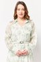 Women Floral Print Shirt Dress, Multicolor - 3