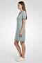 Jeans Women Ribbed Mini Dress, Mint - 3