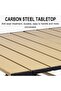 Foldable Camping Table Portable Outdoor Picnic Table With Carry Bag Aluminum Alloy - 4