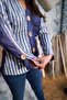 Indigo Stripe Harmony Top - 2