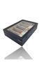 Diji 5 Glasses 5 Watch Box Watch and Glasses Bag Black Inside Cream Cream Padded - 2