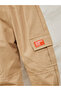 Patch Detail Cargo Pants with Pocket - 3