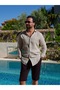 Regular Fit Linen Shirt - 3