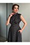 Violessa Princess Model Polka Dot Dress
