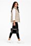 Alessia Charmlı Medium Size Soft Leather Look Large Volume Black Women's Hand and Crossbody Bag - 6