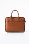 Genuine Leather Laptop and Briefcase Bag with Multiple Compartments in Tan Color - 7