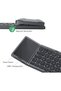 Foldable Wireless Bluetooth Keyboard For Travel, Pocket-Sized Tri-Folded Portable Keyboard With Touchpad, Type-C Rechargeable Travel Keyboard For Windows Mac Android i OS, Sync Up to 3 Devices - 2