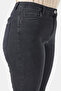 30114 Black Stone Detail Ankle-Length Jeans - 5