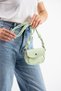 Laura Model Mini Size Mint Green Women's Hand and Shoulder Bag