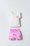 Usb3004 Baby Girl Shorts T-Shirt Set