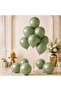 Green Color Latex Macaron Balloon (30 cm) - 6 Pieces - 2