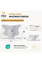 Mira Orthopedic Visco Neck Pillow Double Height Memory Foam 62X42X13/10 cm - Gray-White - 3