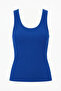 100% Cotton Camisole with V-Back Detail, Casual Basic Crop Top, Women's Undershirt / Blouse - 4