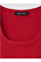 New Season Red Square Collar Women's Undershirt - 3