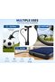 Portable Hand Air Pump with 3 Nozzle Attachments, Manual Air Inflator Pump for Bicycle Tires Sports Balls, Pool Floats, Air Cushions, Inflatable Toys & Outdoor Accessories - 5
