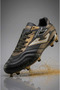 Black Men's Large Size (45-46-47) Football Boots Halı Saha