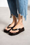 Leroy Women's Platform Sole Flip-Flops Stylish and Comfortable Summer Slippers - 5