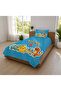 Gift Duvet Cover Pi̇kaçhu Themed 3D Digital Printed Single Pique Set - 2