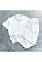 Polo T-Shirt and Baggy Trousers Combination 2-Piece Ottoman Ribbed - 2
