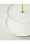 Verona Porcelain Layered Serving Plate 21+26 cm White - 3