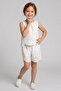 Dmb Girls' Shorts Set Ecru m 0803