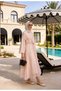 Aura Buckle Chiffon - Fully Lined Special Occasion Dress - Pink - 5