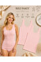 Women's 100% Cotton Jacquard Soft Fabric Thick Strap 2-Piece Tank Top