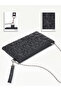 Silvery Black Shk301 Star Embossed Gold Zipper Chain Strap Women's Hand, Shoulder and Wrist Bag - 6