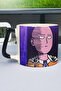 كوب سيراميك فاخر مطبوع عليه One Punch Man Anime (قطعة واحدة) بمقبض أسود مخصص V1D