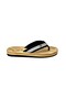 Sflors2601 Sflors Men's Flip Flops - Brown/Black