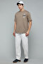 Solid Pants with Button Closure - 2