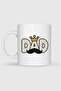 كوب مطبوع عليه King Dad - 2