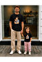 Father's Day Dad Daughter Combination T-Shirt Oversize 100% Cotton Printed T-Shirt (2 Pieces Must Be Ordered for Combination)