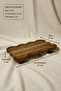 Mien Footed Tray with Wavy Edges |   Decorative Presentation and Serving Tray with Mien Legs and Wavy Edges - 4