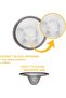 HOME PRO Stainless Steel Mesh Kitchen Sink Strainer Hair Trapper - 11.3cm - 2