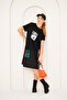 Women's Casual Printed Midi Dress - 2
